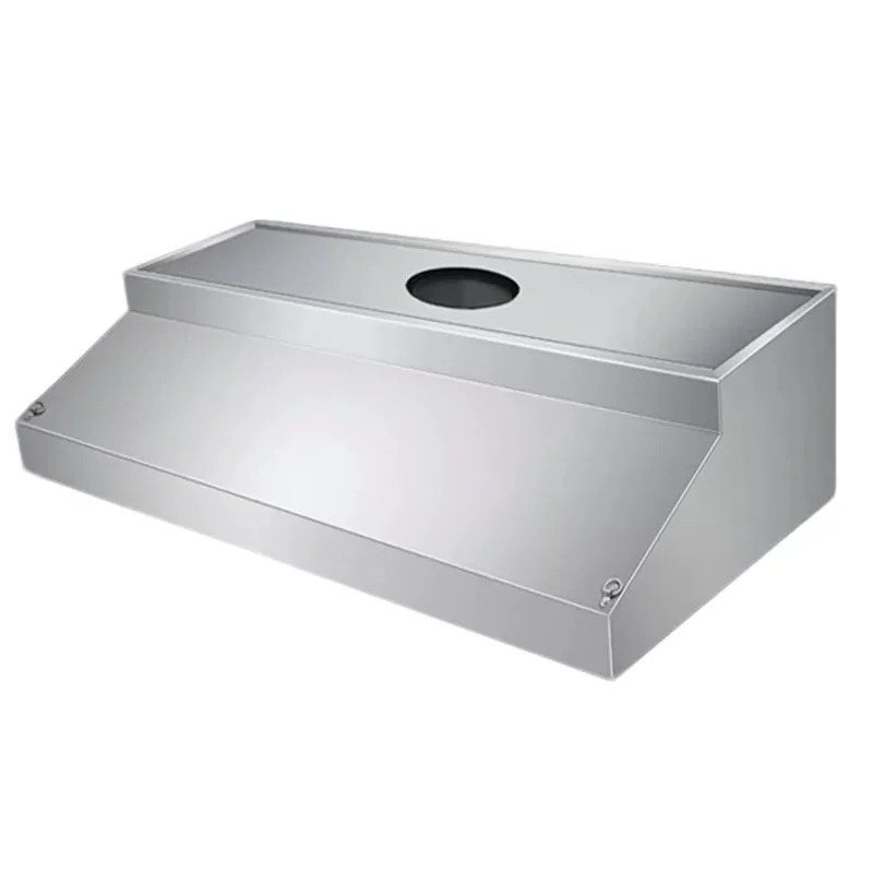 Commercial Kitchen Stainless Steel Kitchen Extractor Hood Smoke Cook Range Exhaust Hood