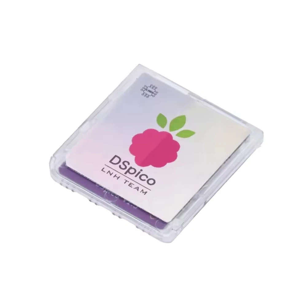 

Прозрачный корпус FANGTUOSI DSpico Game Reader Cart, изготовленный методом литья под давлением, с микроконтроллером RP2040 для консолей NDS, NDSL, DSi, 3DS.