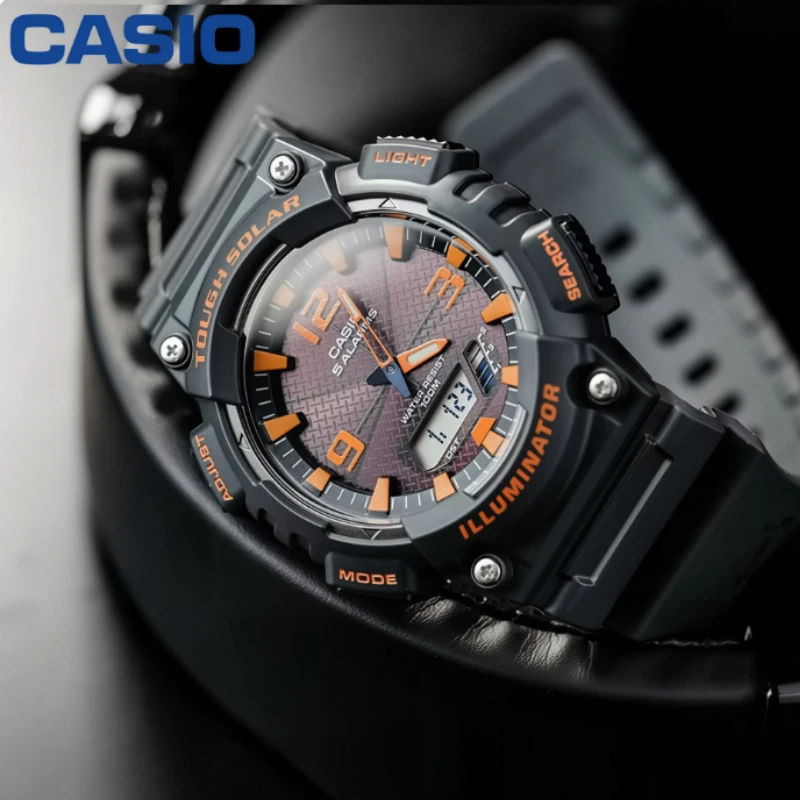 Casio AQ‑S810W‑8AVDF Analog‑Digital Wrist Watch Tough‑Solar No Battery Replacement LED Illuminator Casual Outdoor Men Watch
