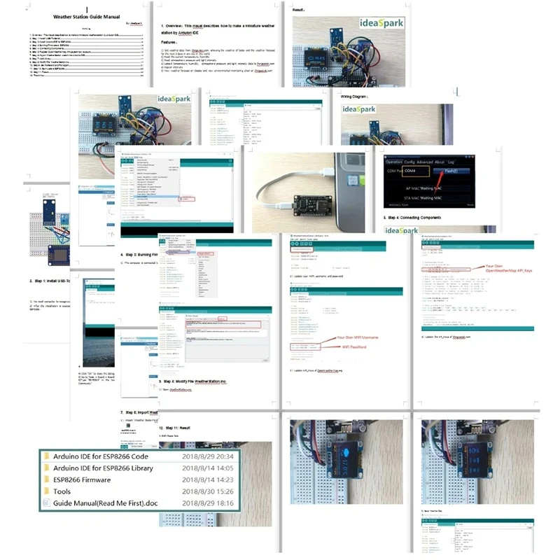 Módulo de Sensor para Arduino Kit con pantalla LCD OLED de 0,96 pulgadas, relé, servomotor, DHT11 para proyectos de inicio