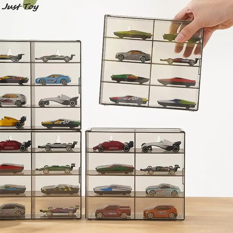 

1:64 For Display Model Toy Cabinet Rack For Cars Diecast Storage Acrylic Dustproof Display Box