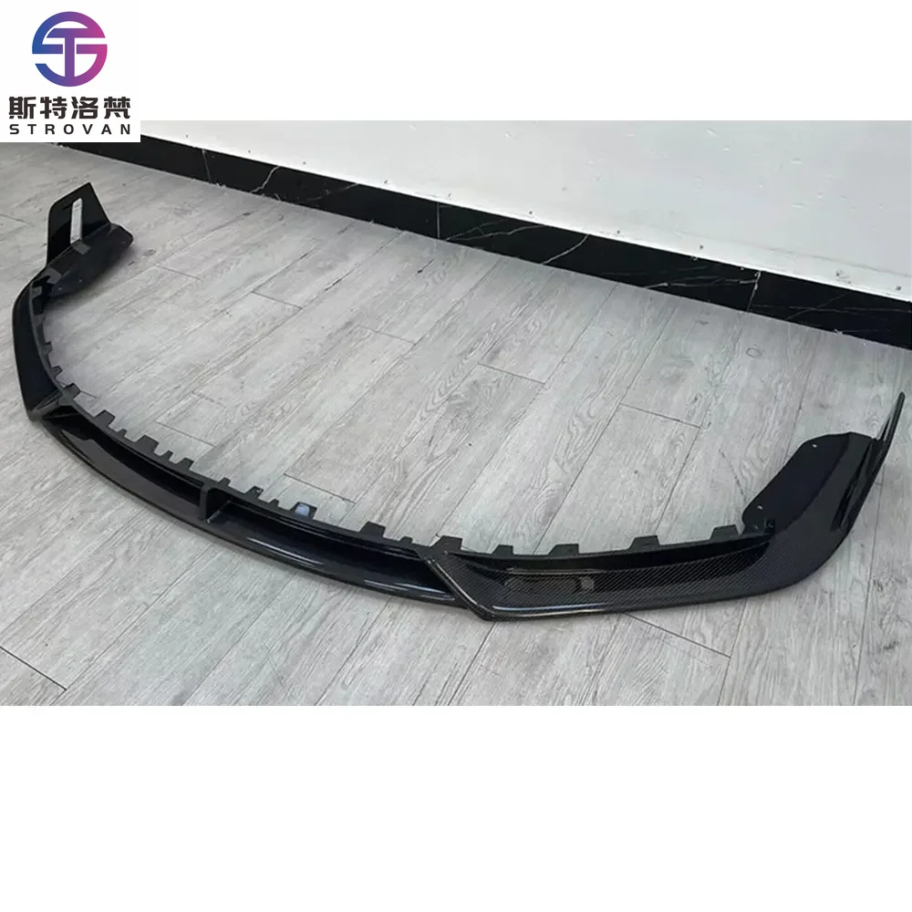 

STLF Velon Style Carbon Fiber Front Bumper Chin Lip Splitter for Porsches 992 911 Standard Bumper 2019-UP