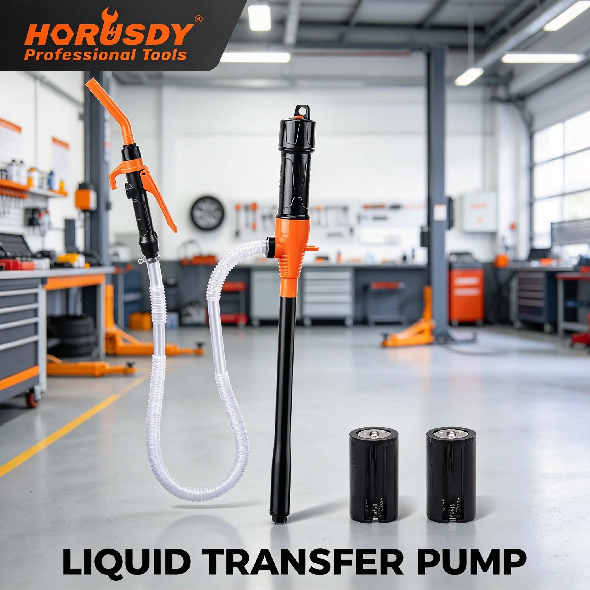 Electric Transfer Pump for Gas Car Transfer Pump Equipment with Gun Mouth for Fuel Oil Gas Water Petrol