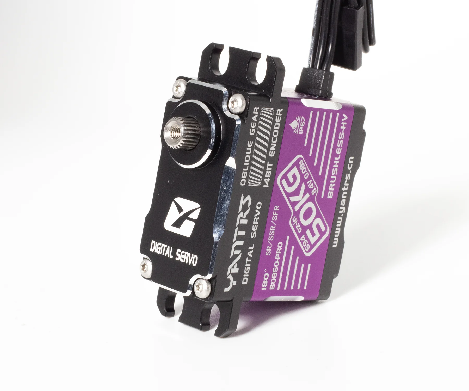 YANTRS 50KG Magnetic Sensing Brushless Waterproof Servo High Speed HV 1/8 RC Car Truck Boat Compatible With SANWA FUTABA SR/SSR