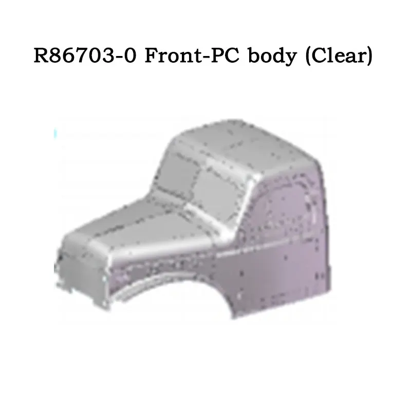 

Запасные детали, Φ передний корпус ПК для EX86170 1/10 радиоуправляемых внедорожных автомобилей с дистанционным управлением