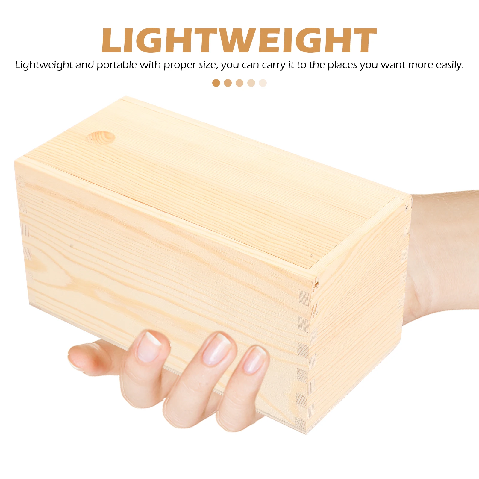 

Wooden Jewelry Box Container Organizer Packing Sundries Storage Case Vanity Cases for Man Boxes