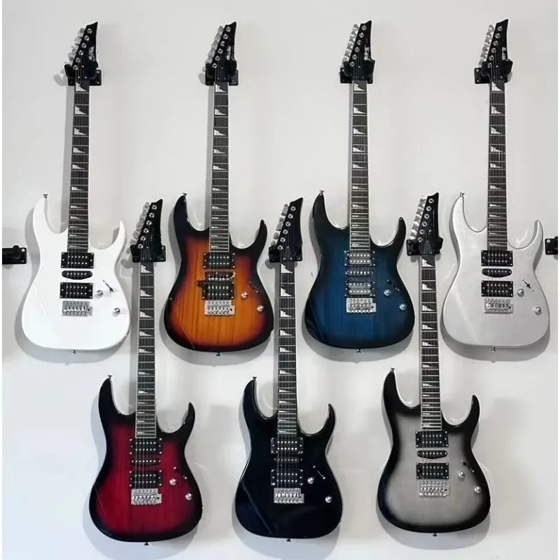 Classic Electric Guitar Poplar Body Maple Neck H-S-H Pickup Polished Finish Adult Beginner Professional Guitar