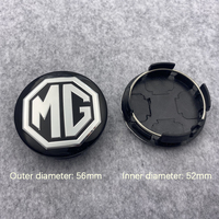 56MM 4Pcs Car Emblem Wheel Hub Center Cover For MG GT 6mg3 MG5 MG7 GS Pilot HS ZS ZX Cyberster MG4 EV ES5 ONE MG3 EZS 3SW MARVEL