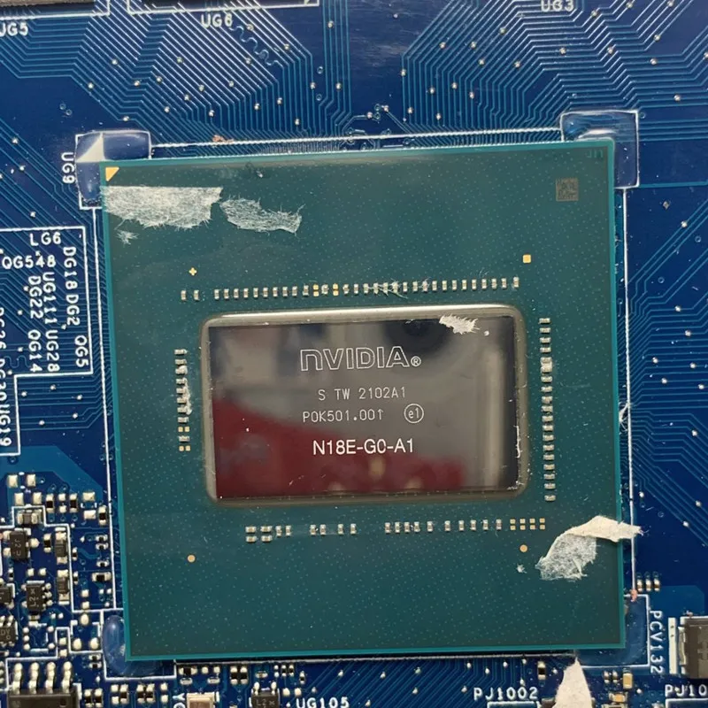 Voor Acer AN515-52 FH52M LA-J891P Met SRH84 I5-10300H CPU NBQ7K1100 Laptop Moederbord N18E-G0-A1 GTX1660Ti 100% Volledige Getest Goed