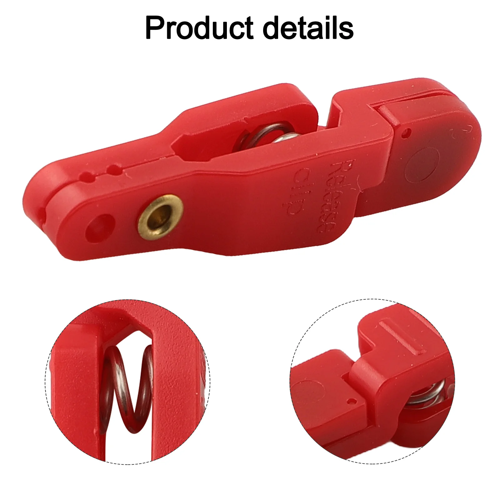 

5pcs Heavy Tension Snap Release Clips For Weight Boat Fishing Downrigger Counterweight Boat Fishing Descender 48.6x12x11mm