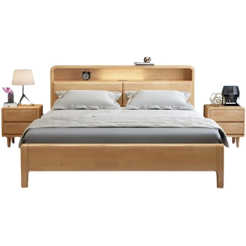 Designer Queen Adult Double Bed Italian Europen Luxury Twin Double Bed Bedroom Frame Modern Cama De Casal Home Furniture