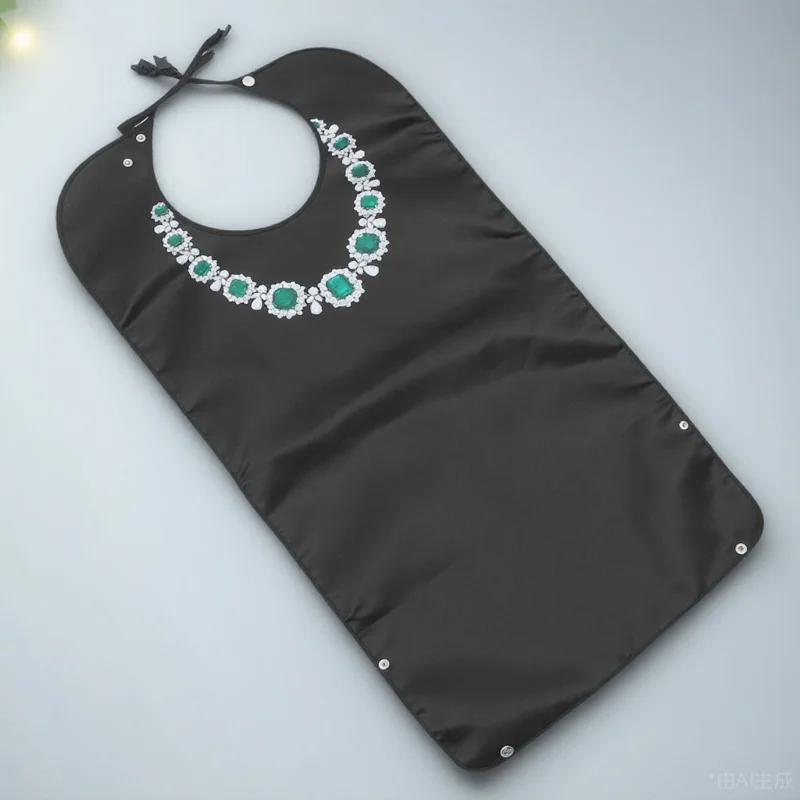 

Adult Bib Waterproof Wear-Resistant Elderly Dining Protector Washable Reusable Long-Lasting Supple Materials Easy Cleaning