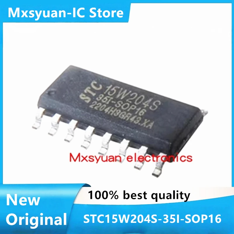 10PCS~50PCS/LOT  STC15W204S-35I-SOP16 STC15W204S 35I-SOP16 Mxsyuan 100% New original