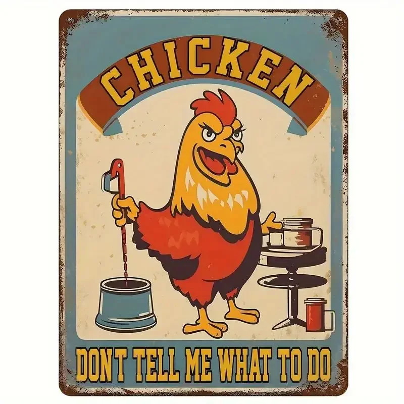 

Vintage Metal Tin Poster Animal Themed Retro Metal Tin Signs Posters Plate Wall Decor for Bar Restaurant Cafe Clubs Retro Plaque