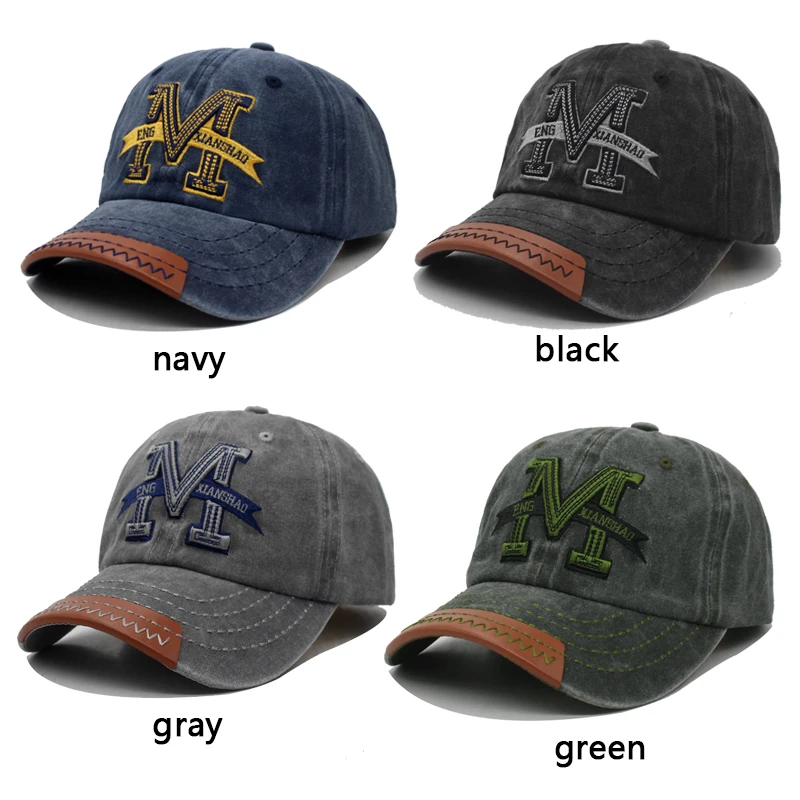 Unisex Vintage Cotton Snapback Caps Men Baseball Cap Hats For Women M Adjustable Summer Outdoor Trucker Dad Men Baseball Hat New