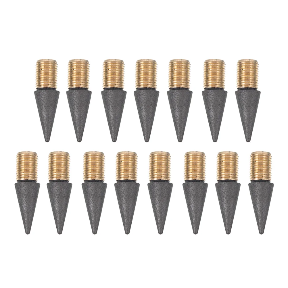 

15 Pcs Replacement Pencil Tip Pencils Writing Tips Kids Everlasting Heads Replaceable Nibs Alloy Replacements Student Infinite