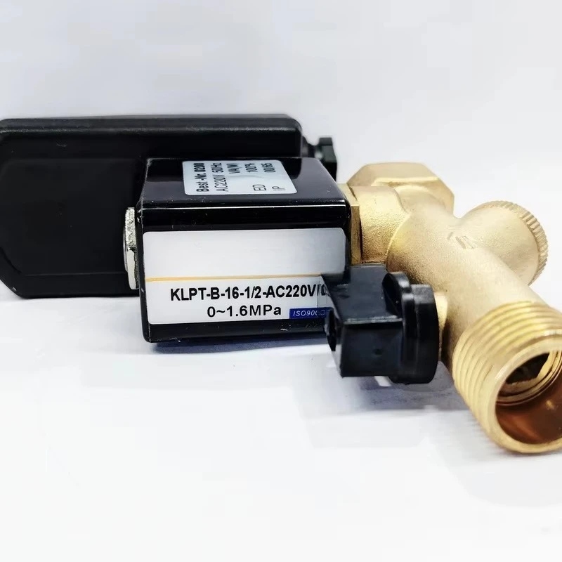 1/2 electronic drain valve for compressed air system AC220V 16 bar high pressure automatic condensate drain valve