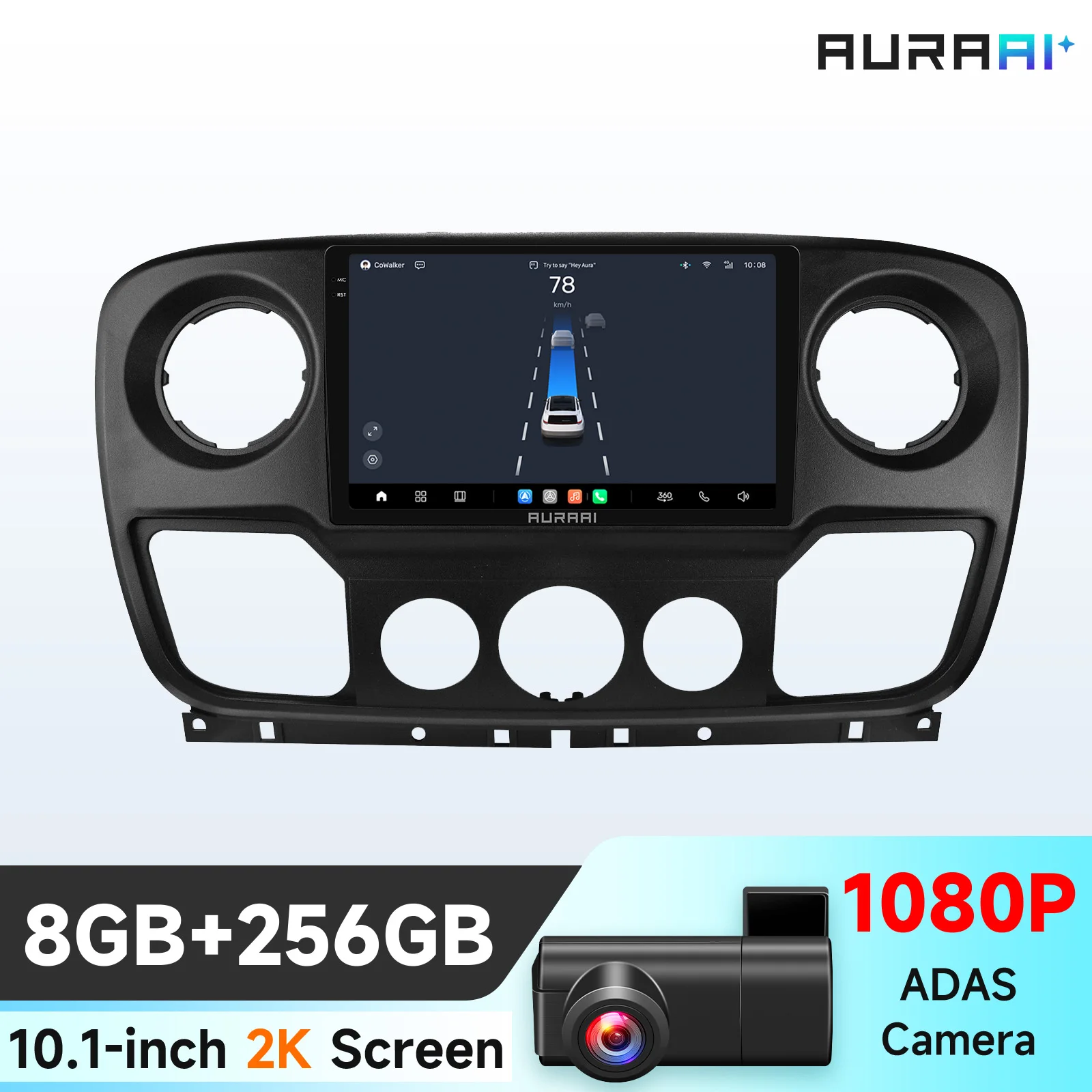 Hizpo 13,1''autoradio voor Nissan NV400 2010-2019 voor Opel Movano voor Renault Master III 3 2011-2021 Carplay Android Auto Multimedia Speler Stereo 4G Auto Intelligent Systeem AI Voice Smart QLED