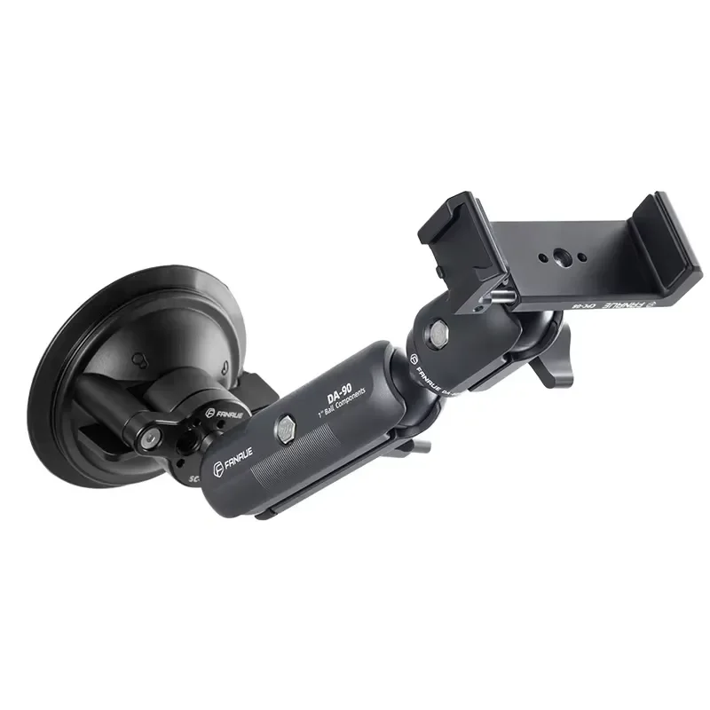 for  Magnetic Car Phone Holder Dashboard Windshield Mount 360 Degree Rotation Flexible Double Socket Arm