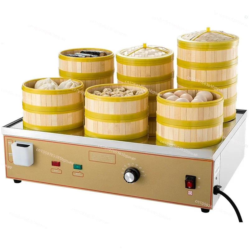 Steamer Small Cage Buns Steamed Buns Dumplings Breakfast Heating Steam Cabinet Electric Desktop  Commercial