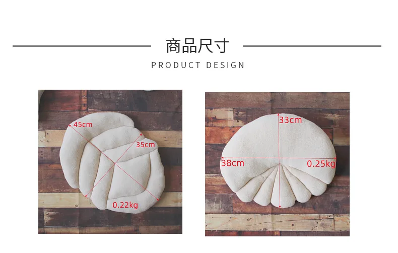 Newborn Photography Prop Set Baby Leaf Posing Pillow 100 Days Photo Assistant Cushion