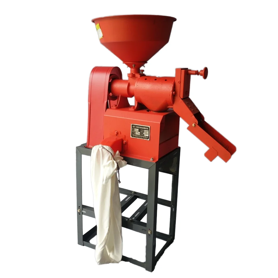 Máquina para moler arroz de uso doméstico, mini molino de arroz portátil, trilladora de granos para arroz, mijo y soja