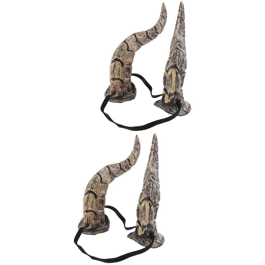 

2 шт., пластиковые головные уборы в виде рога для маскарада