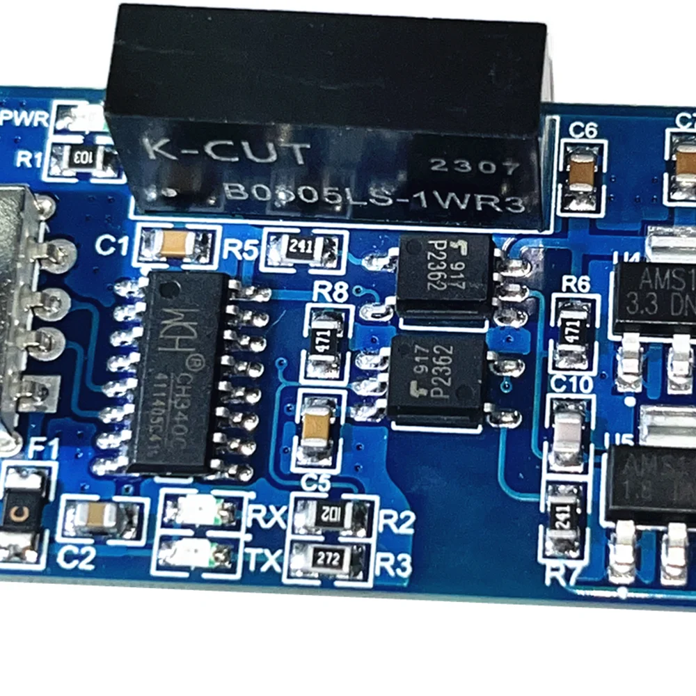 Optically Isolated USB to Serial Port 5V3.3V2.5V1.8V Optically Isolated USB to TTL Serial Port CH340 UART