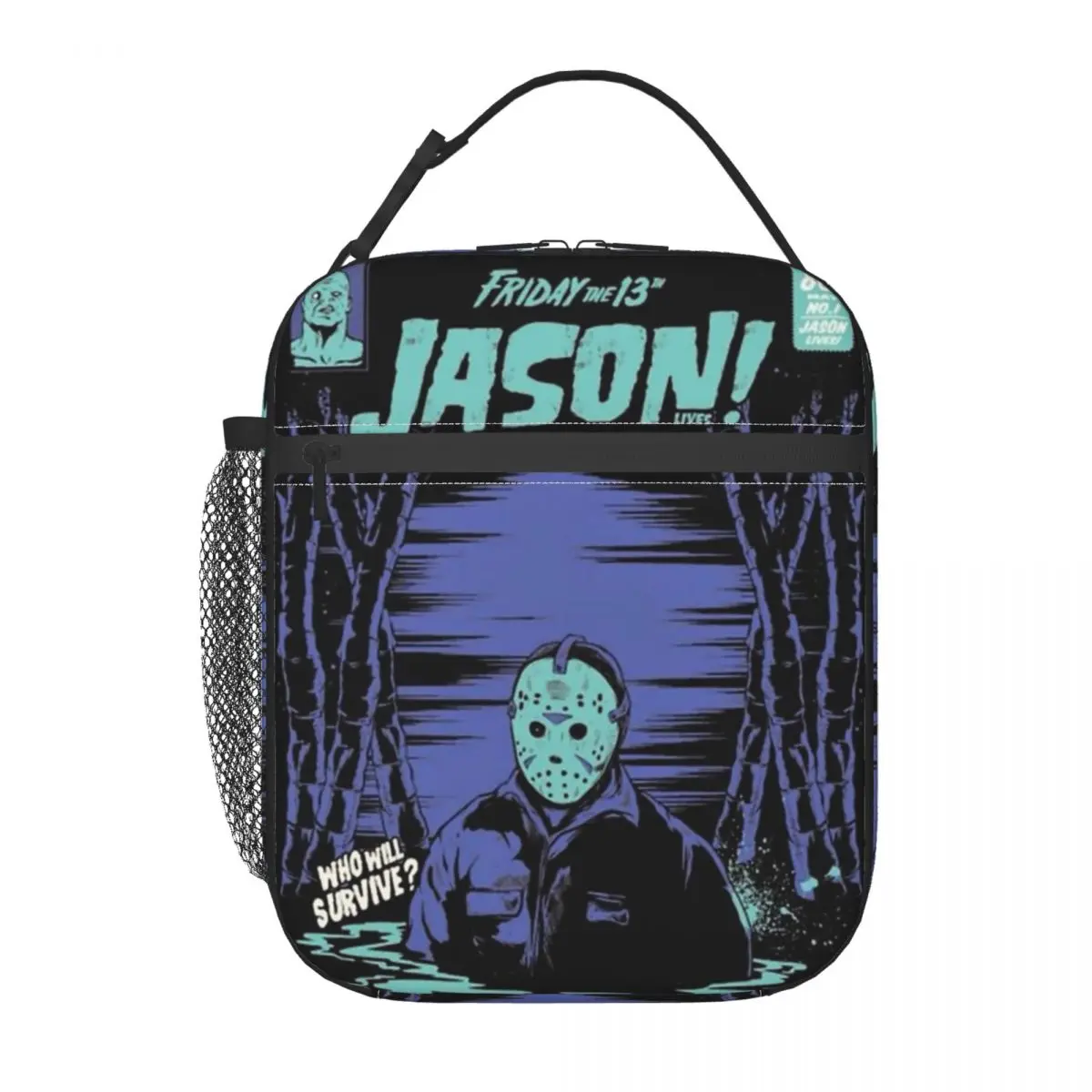 Insulated Lunch Box Friday 13th Halloween Movie Jason Voorhees Storage Food Box New Arrival Thermal Cooler Lunch Box For Outdoor