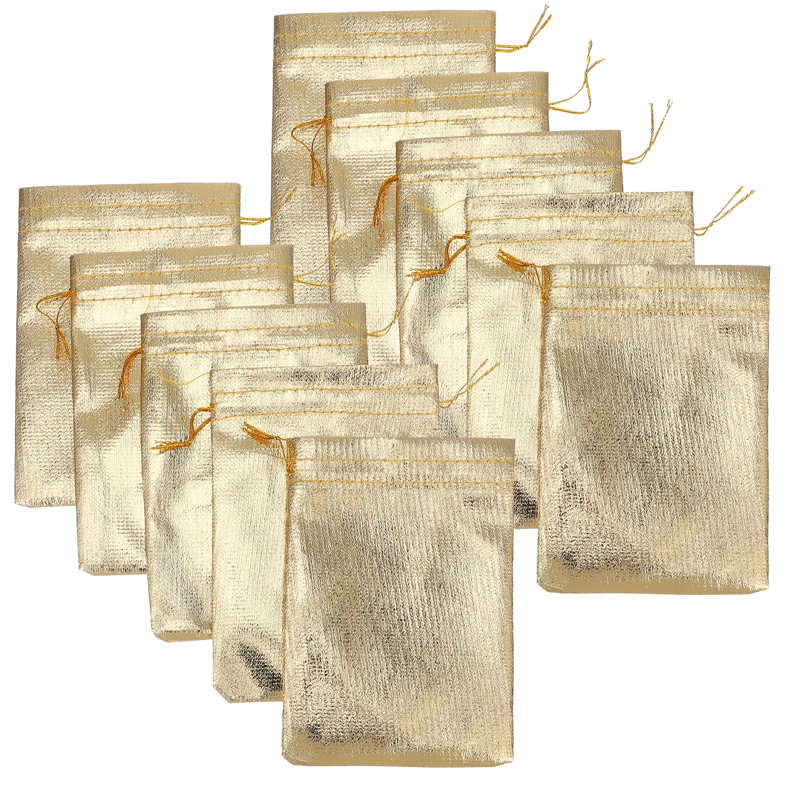 

100pcs Jewelry Storage Bags Small Drawstring Pouches Gift Festival Candy Wedding Favor Containers Portable Bags