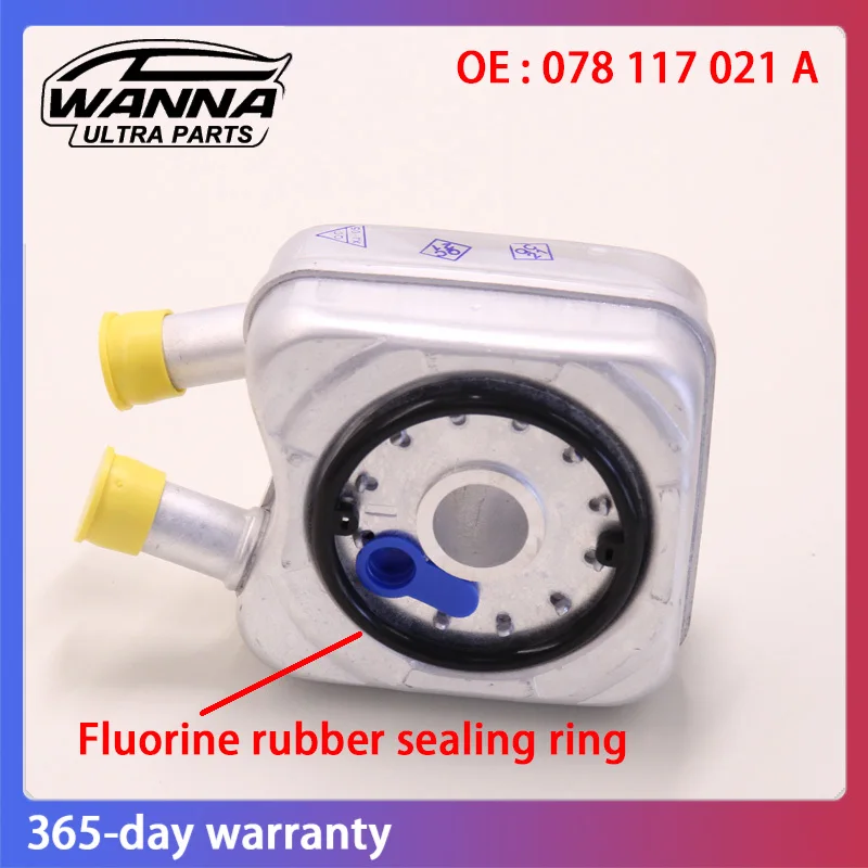 

OE 078117021A 017117021A 028117021L 038117070A Engine Oil Cooler for Audi A4 A6 Jetta Golf Passat 2.0L 2.8L 1.8T 078 117 021 A