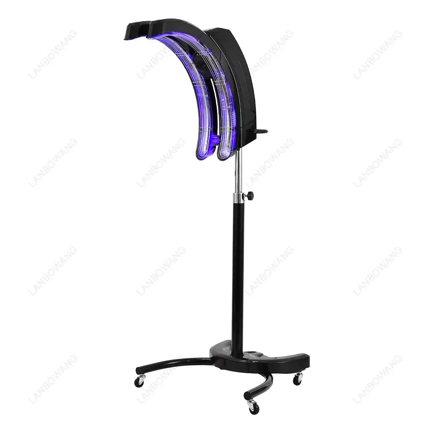 Standing Hair Dryer Accelerator, 360° Rotating Color Processor Hood Dryer for Perming & Cold Setting with Timer
