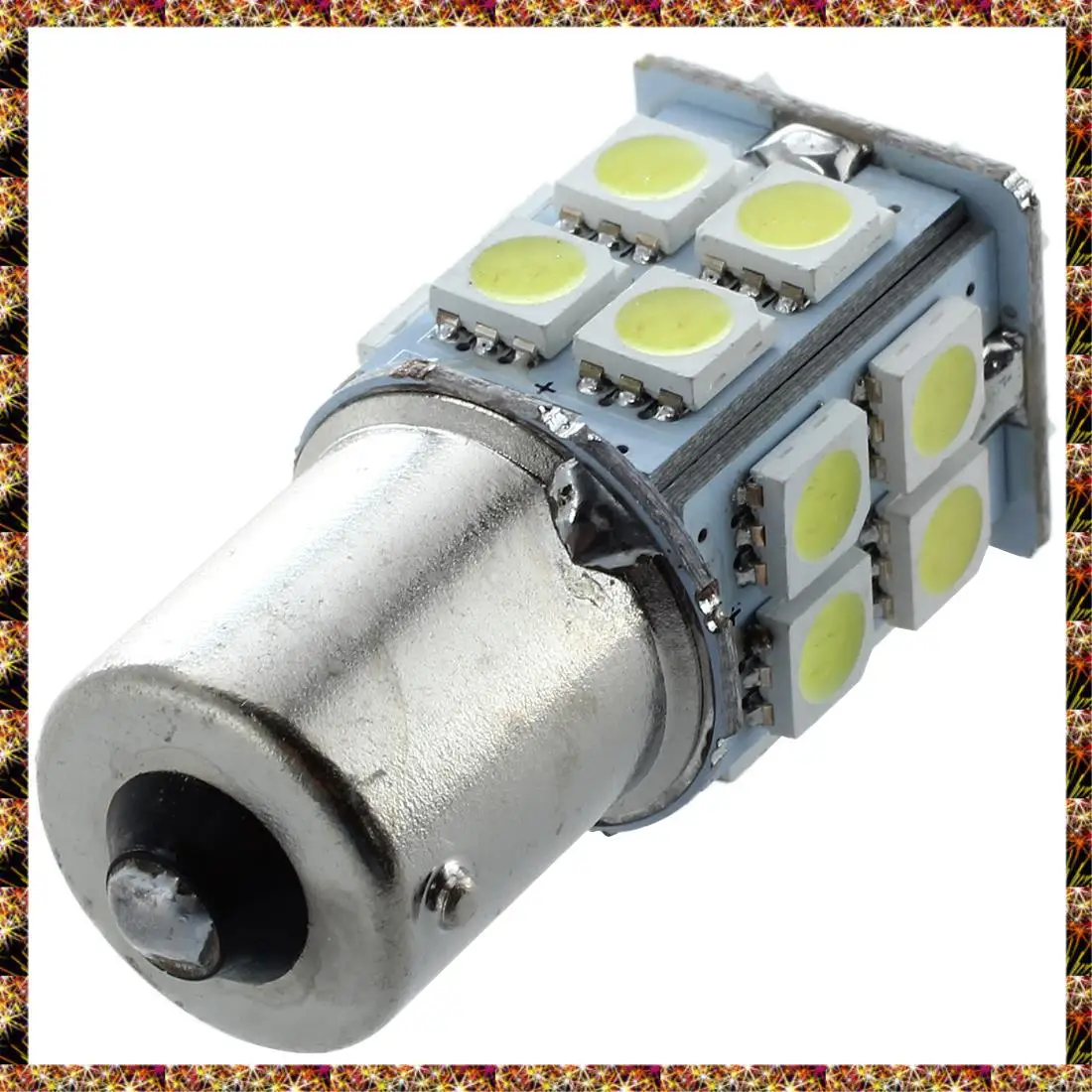 BTCL 2X 1156 BA15S P21W 20 SMD LED หลอดไฟด้านหลังสีขาว 300LM 1.2W รถอัตโนมัติ