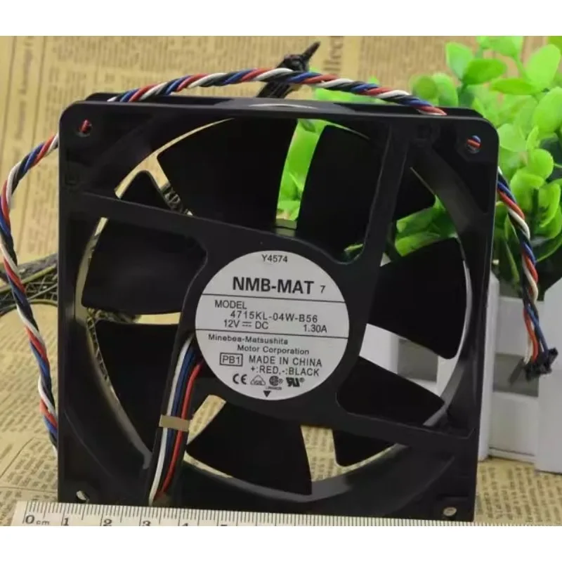 Nuova ventola di raffreddamento per NMB 4715KL-04W-B56 12V 1.30a S7 S9 Ventola di raffreddamento 12038 12cm 120x120x38mm