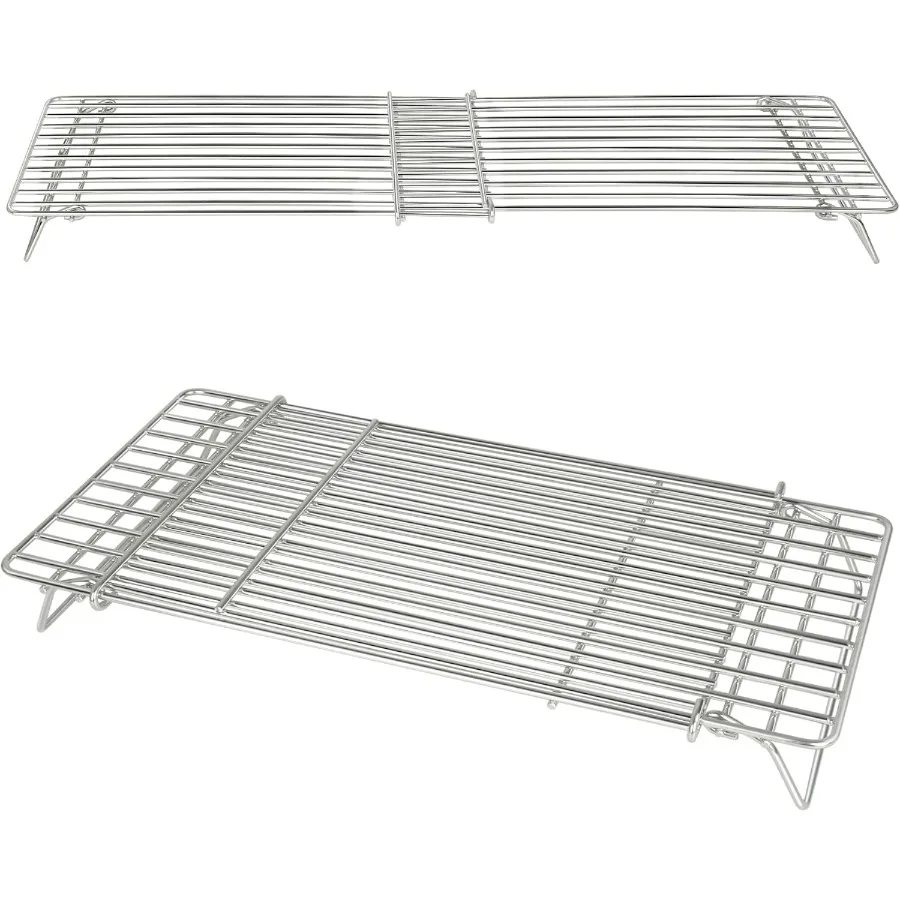 

Griddle Warming Rack for Blackstone 17 22 28 36 Inch Adjustable Upper Grid Shelf for Weber Pit Boss Nexgrill Charbroil and Most