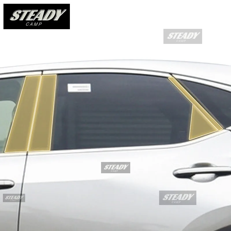 

Pre cutting Car Exterior Body BC Window pillar PPF paint protection film TPU scratch film For Lexus NX 200 300 2022-2024