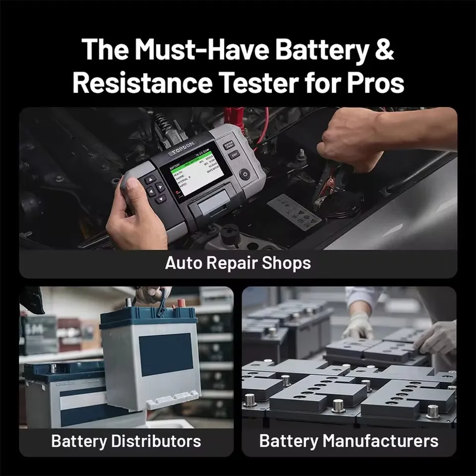 Picture 6: 2026 NEW TOPDON BT600 Plus Car Automotive Battery Tester 6V/12V/24V Battery System Analyzer 2-in-1 Battery & Resistance Tester