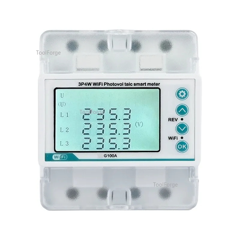 Three-phase four-wire WiFi reclosing meter Leakage overcurrent overload protection Smart meter