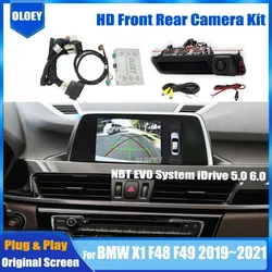 For BMW X1 X3 X4 X5 F48 F49 F15 F16 F85 F86 2018 ~ 2021 NBT EVO System Original Screen Backup Reverse Camera No Need Coding