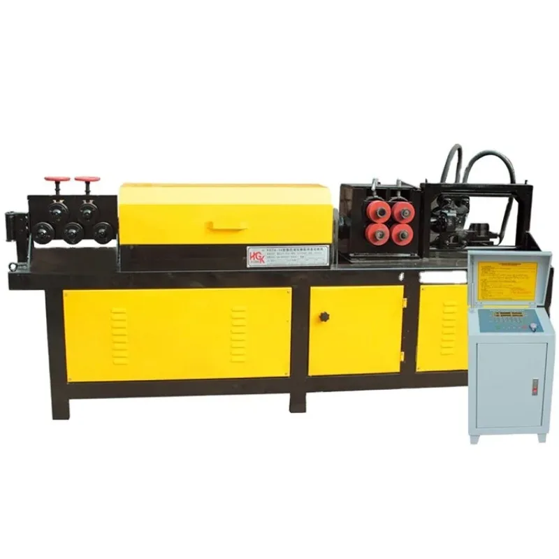 Metal Straightening Machinery 9KW Rebar Bar Straightening Machine For Sale