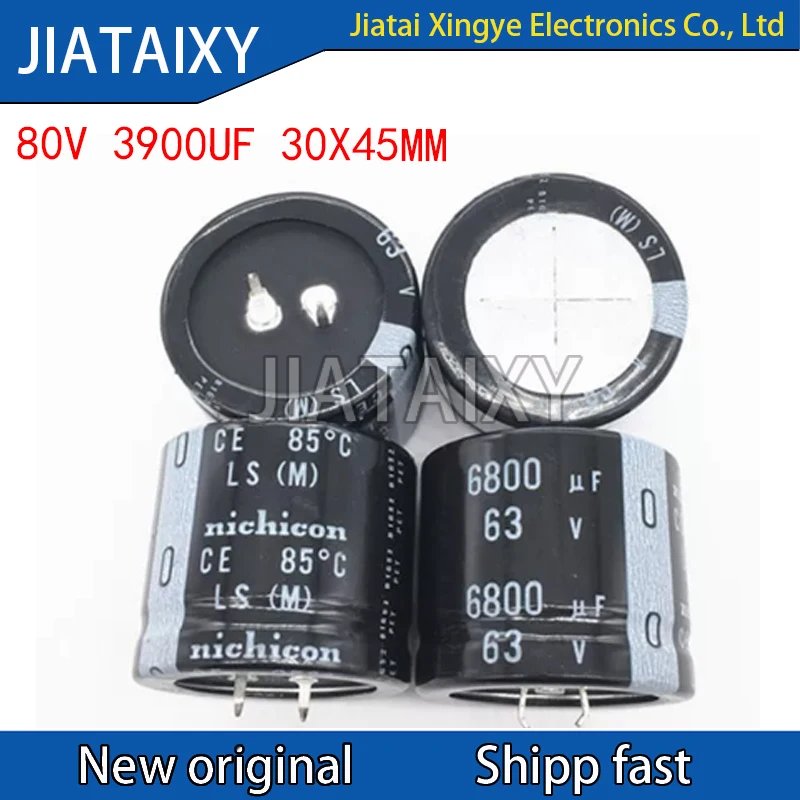 10pcs-80v-3900uf-volume-30x45mm-bull-horn-electrolytic-capacitor-3900uf-80v-new