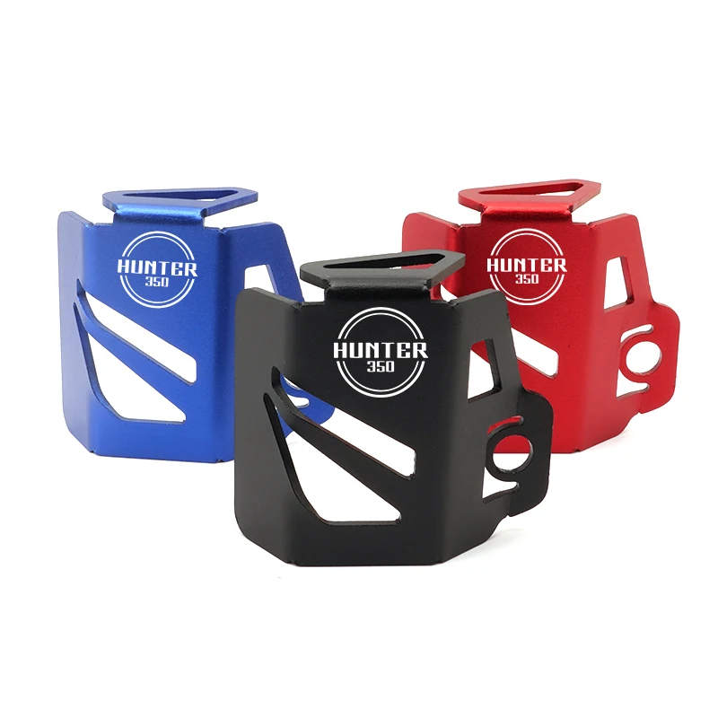 For Royal Enfield Hunter 350 Motorcycle Rear Brake Fluid Reservoir Guard Protective Cover Cap Support custom logo Hunter350