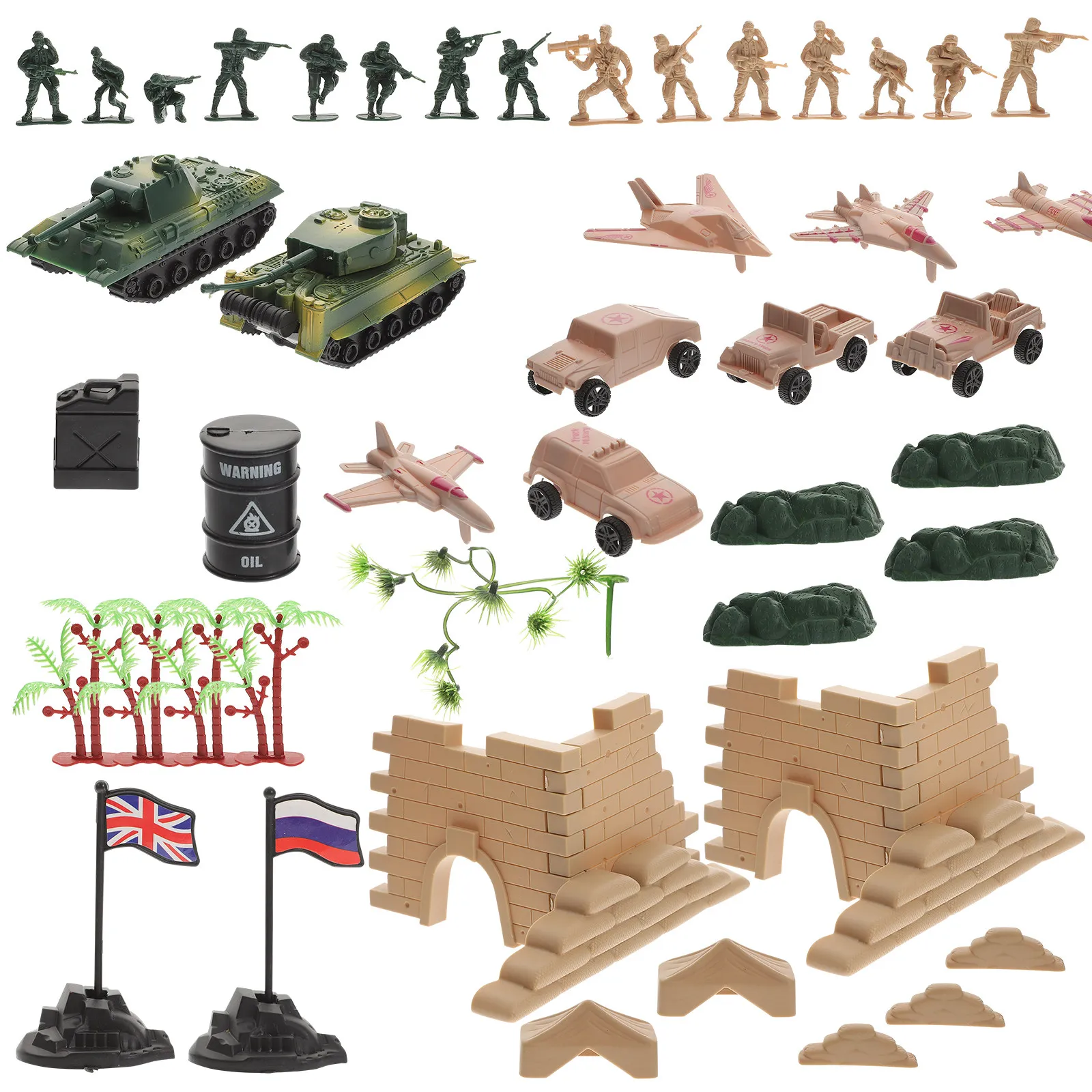 

Набор миниатюрных солдатиков для симуляции военной техники: прочные, реалистичные, для детских игр, декора дома и офиса
