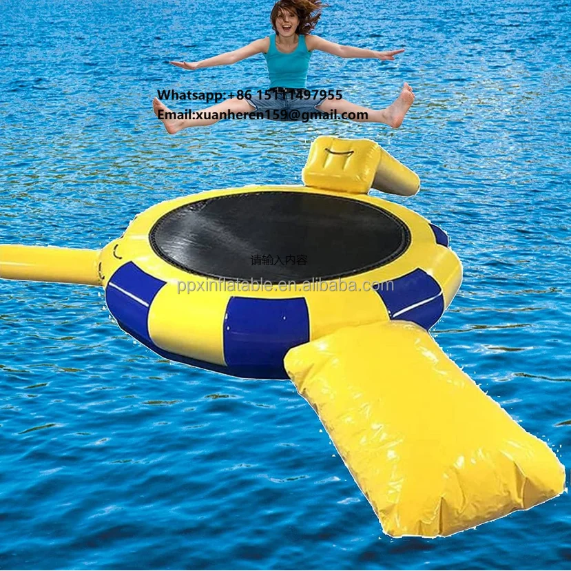 Giant Floating Sports for Sale Outdoor Equipment Used Water Park Nip Slips Amusement Park Floating Inflatable Water Trampolines