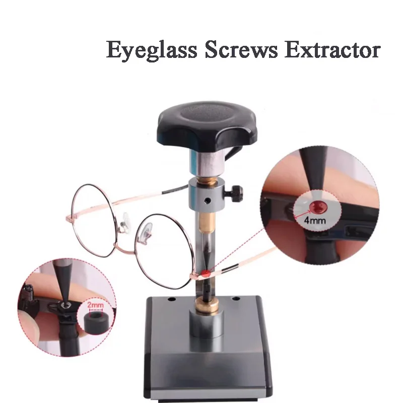 Screw Extractor Eyeglass Screws Pull Out Fasten Device Durable Fast Take out Breakage Screw Glasses Process Easy Repair Tools
