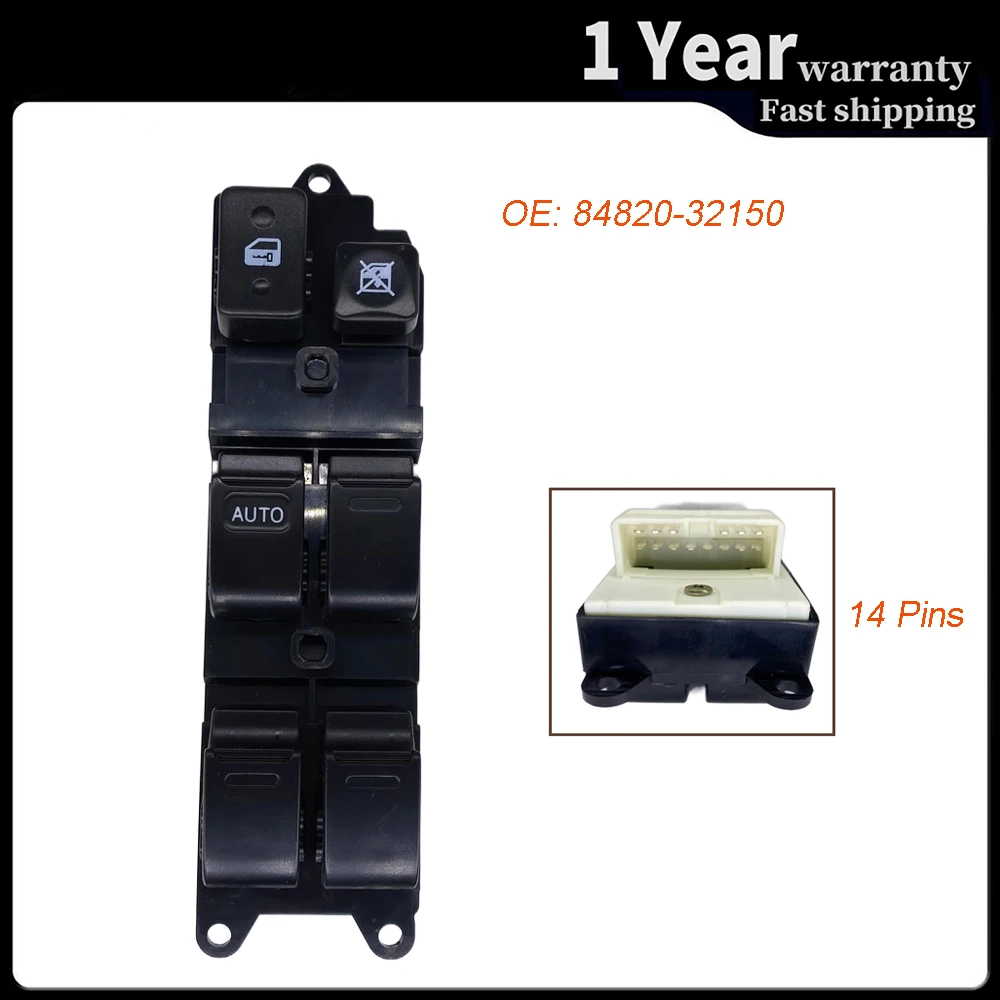 Кнопки регулятора стеклоподъемника для Toyota Tercel Corolla RAV4 4runner Lexus LX450, 84820-32150, 84820-33060