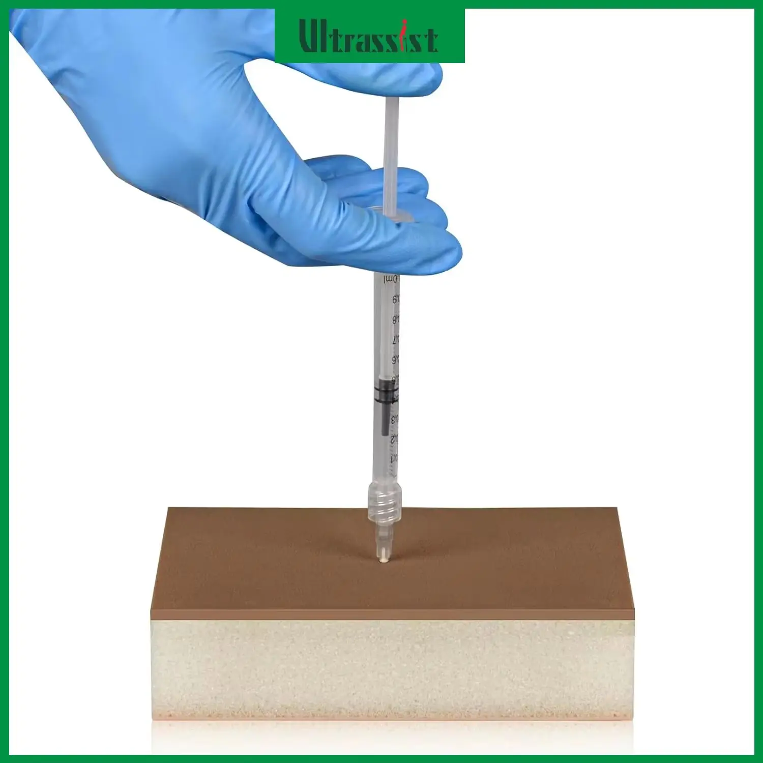 Ultrassist Sponge Injection Training Pad Subcutaneous & Intramuscular Needle-placement Practice for Medical Students Silicone