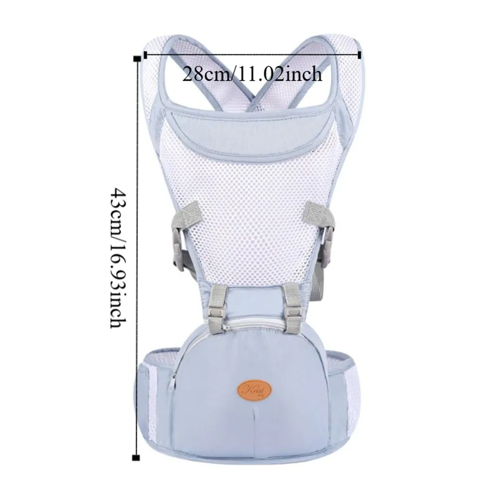 Nosidełko dla noworodka, mocowane z przodu, z miękkiego materiału, typu sling, z podpórką na talię, oddychające, ergonomiczne nosidełko 360 stopni.