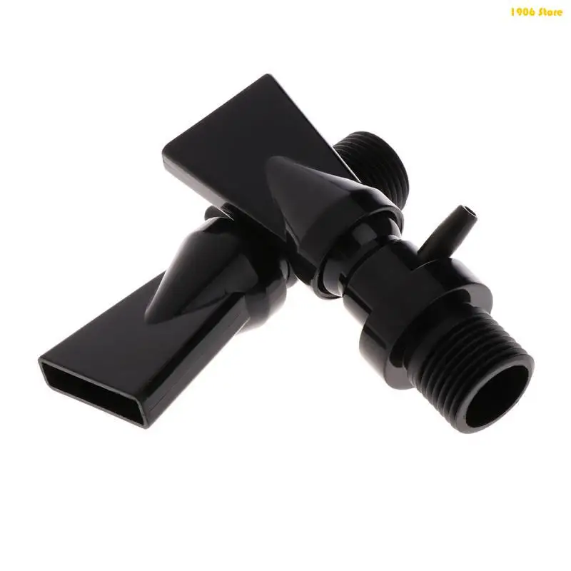 U1JB Plastics Outflow Pipe Connector Create Strong Water Current for Nano Aquarium