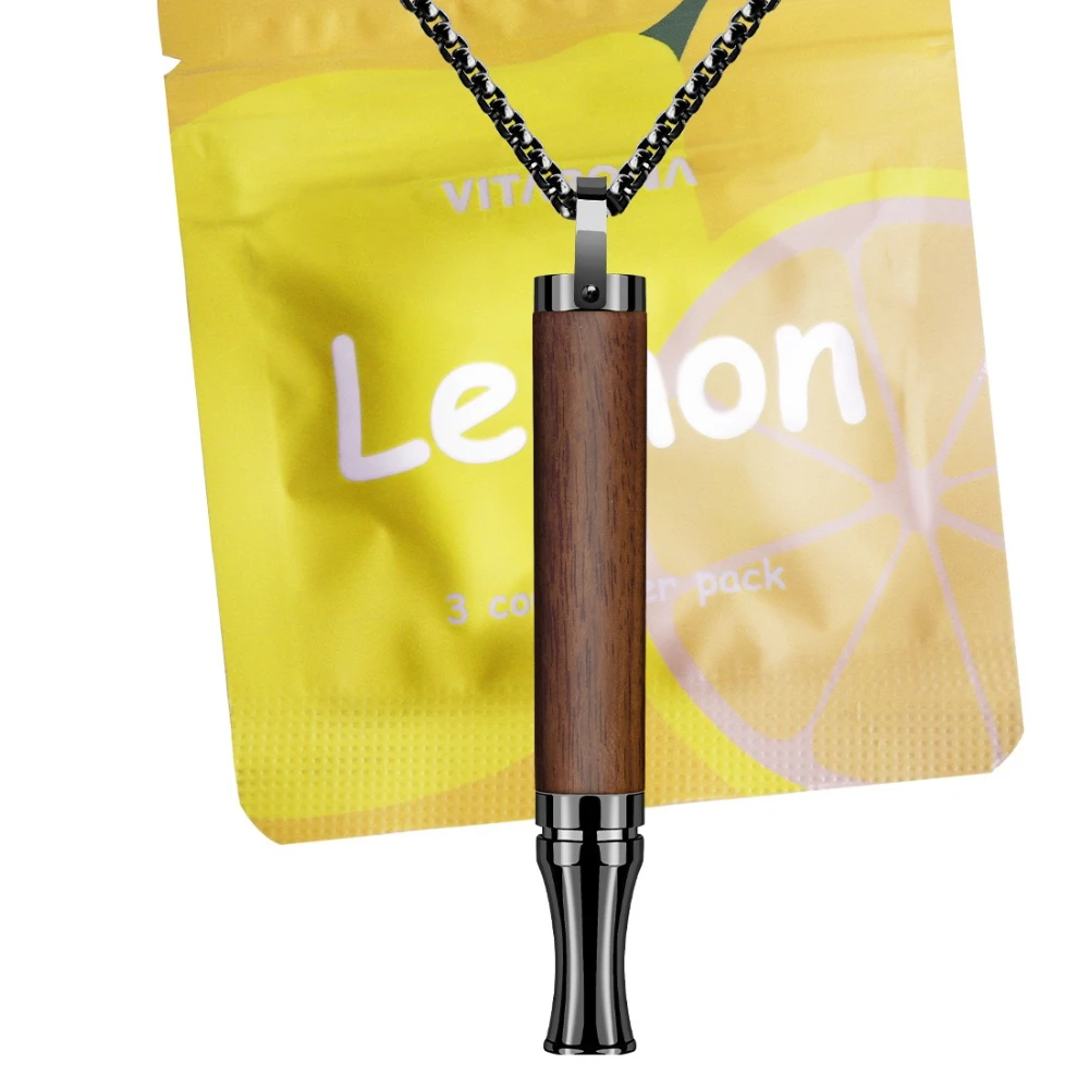 Stainless Steel Meditation Breath Necklace Essential Oil Diffuser Extract Smoking Cessation Stick Auxiliary Inhaler Pendants